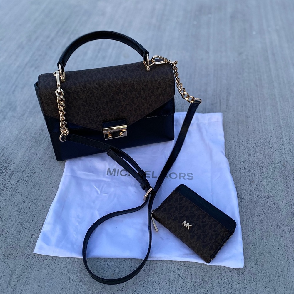 Michael Kors Satchel with Matching Wallet